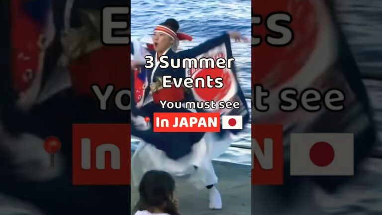 3 Summer Events you must see in Japan 🇯🇵 #shorts #Japan #SummerEvent #thingstodo