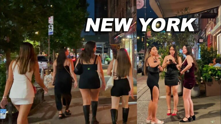 Nightlife in New York City 4K Night Time Places in New York City – New York City Nightlife District