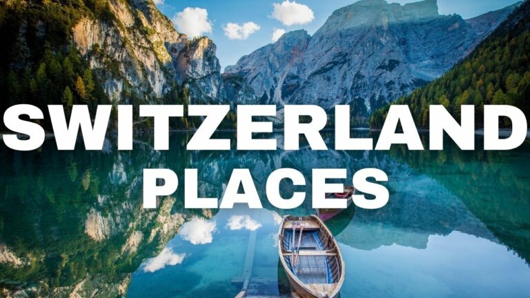 TOP 5 BEST Places to visit In SWITZERLAND –  MUST SEE IF YOU'RE TRAVELING🤯🌍