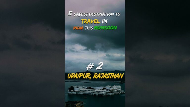 safe monsoon travel places in India #2 Udaipur #shorts #short #youtubeshorts #trending #travel