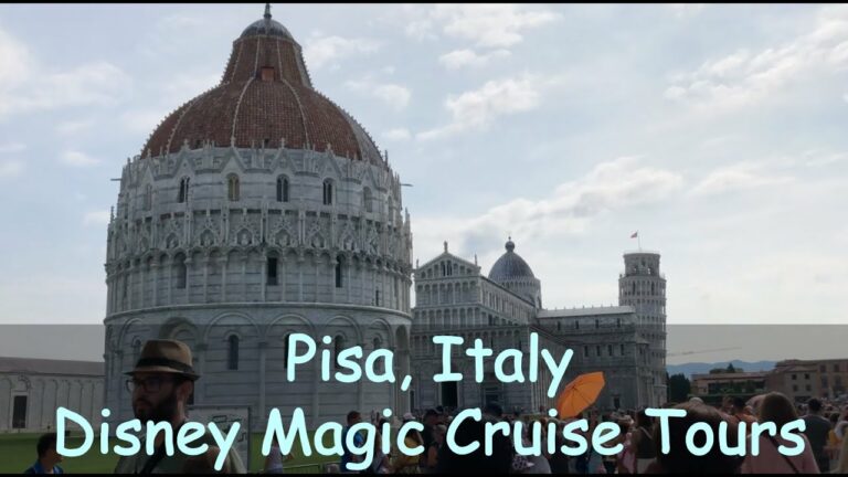 PISA, ITALY on the DISNEY MAGIC CRUISE TOURS!!