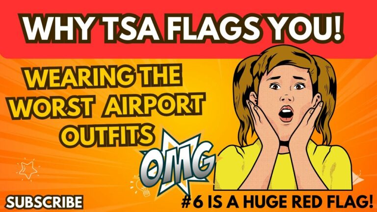 Why The TSA Flags You | Wearing The WORST Airport Outfits ✈️ (#6 is a Red Flag!)