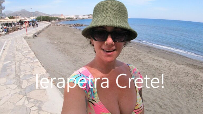 [4k] IERAPETRA CRETE! Walking Tour, Crete, Greece! Kreta!