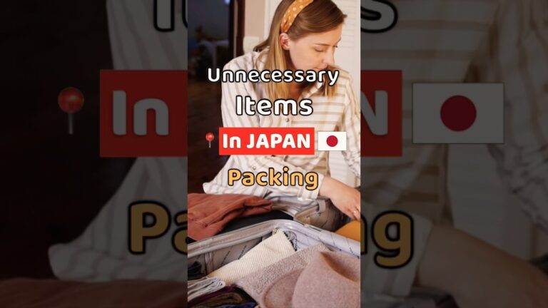 Unnecessary Items in Japan🇯🇵 | Packing Tips | Don't Make the Same Mistakes #shorts #Japan #Packing