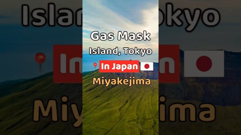 Tokyo's Hidden Pacific Island | MIYAKEJIMA Island🇯🇵 Gas Mask Island  #shorts #Japan #miyakejima