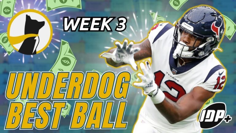 Week 3 NFL Player Ranking Strategy | Unlocked Expert Best Ball Picks