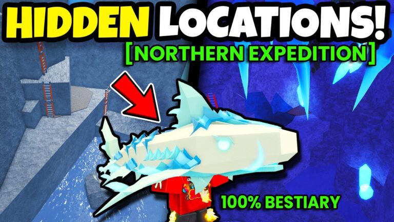 HIDDEN FISHING SPOTS In NORTHERN EXPEDITION On FISCH Roblox!