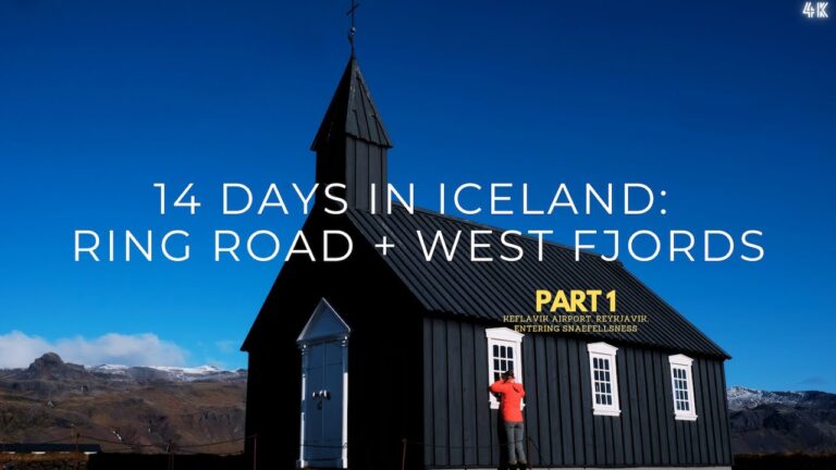 Iceland Ring Road Day 1: From Keflavik to Snæfellsnes | 4K Travel Vlog