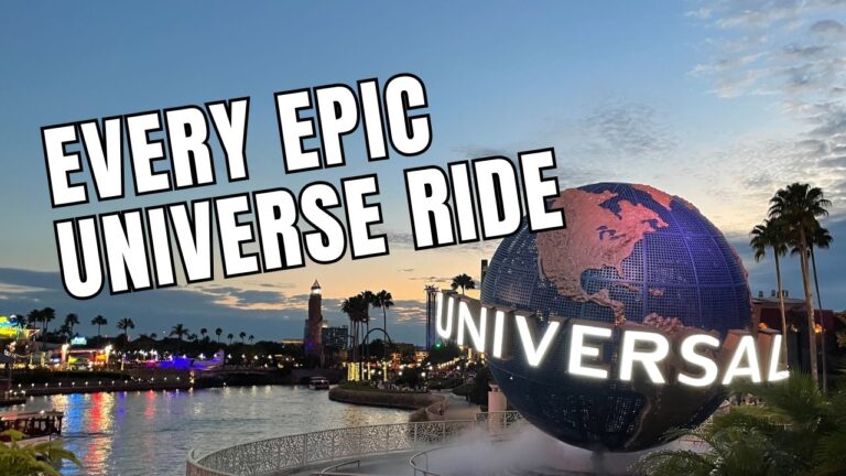 Every Epic Universe Ride with DETAILS (Height Reqs, etc.)