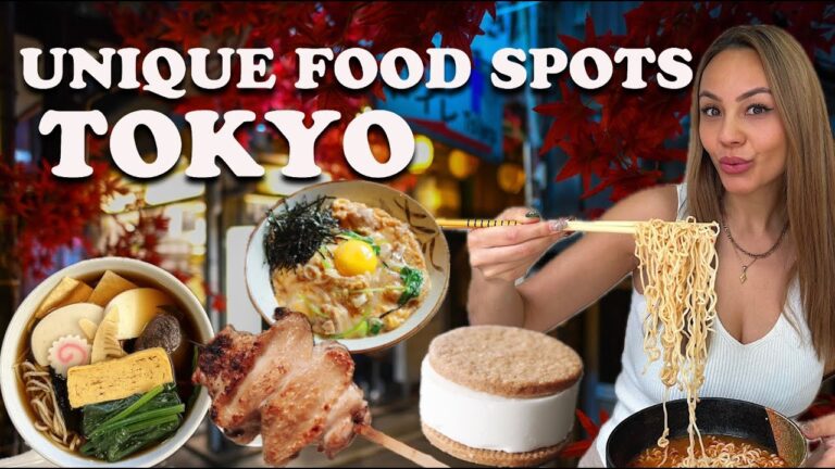 6 INCREDIBLE Tokyo Food Spots | Best Food in Tokyo for Tokyo Travel |