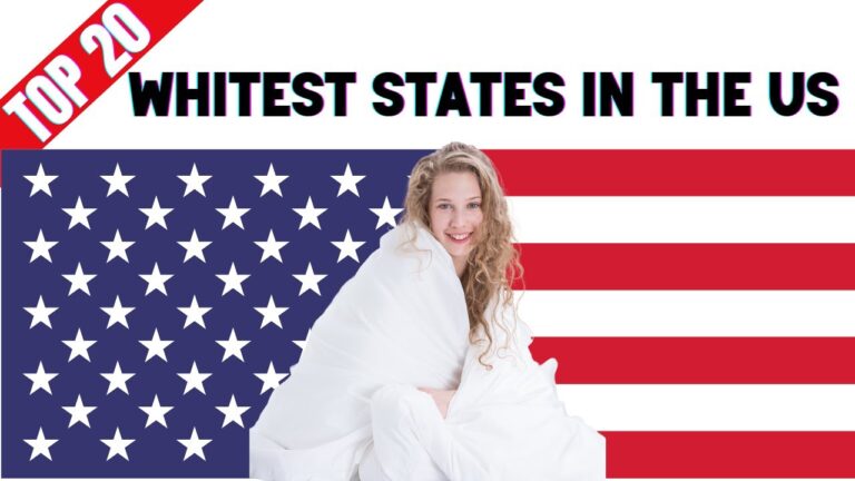 Top 20 Whitest States in the US (2025 Update) | Least Diverse States and Cities Explained