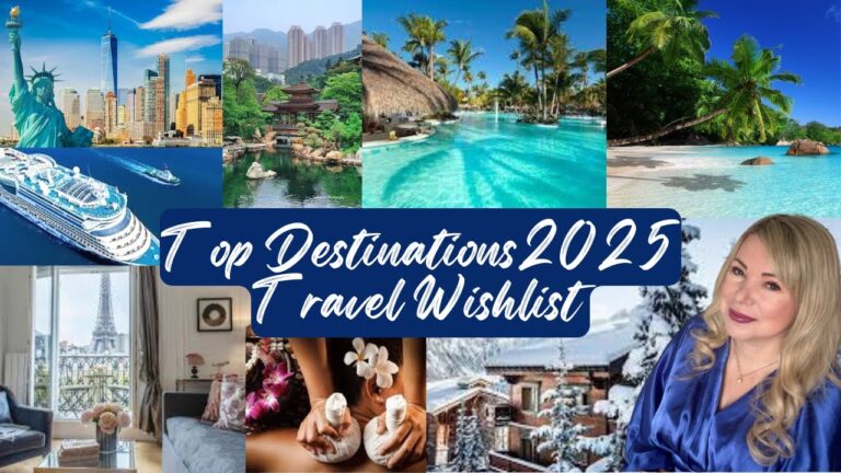 TOP 10 TRENDING TRAVEL DESTINATIONS FOR 2025 AND MY DREAM TRAVEL WISHLIST REVEALED ✈️