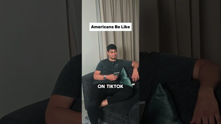 Americans Be Like #tiktok