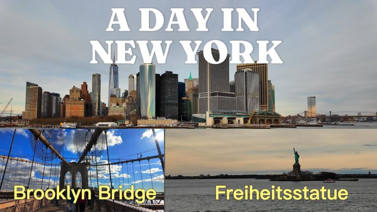 ✨New York VLOG / Unser Tag auf der Brooklyn Bridge und die Bootstour zur Freiheitsstatur 🗽