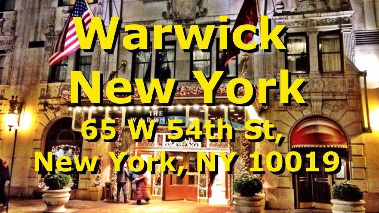 Warwick New York Hotel – Great Places To Stay In New York – Video Tour