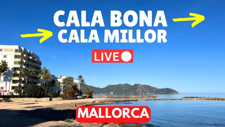 🔴 LIVE in Cala Bona & Cala Millor, Mallorca (Majorca)  | 26 January 2025