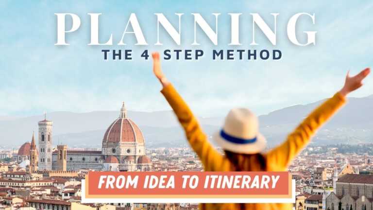 THE ULTIMATE TRIP PLANNING GUIDE 📓 4 Steps to a Perfect Itinerary [FREE PDF]