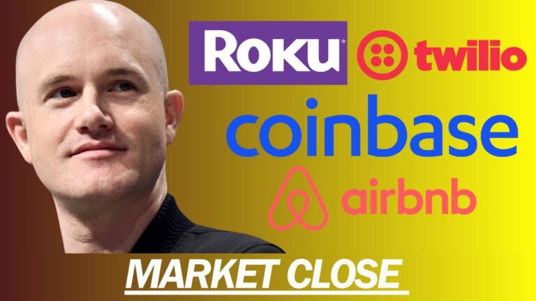 BIG EARNINGS AFTER THE BELL: COINBASE, ROKU, TWILIO, AIRBNB + MORE | MARKET CLOSE