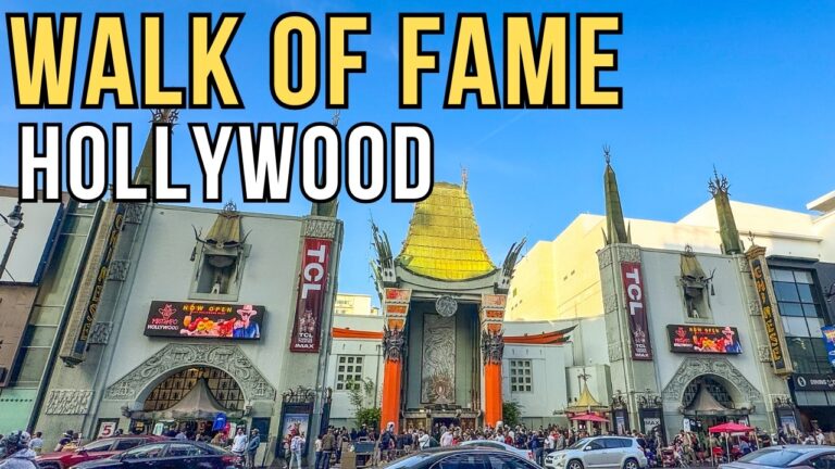 Exploring the HOLLYWOOD WALK OF FAME like a local