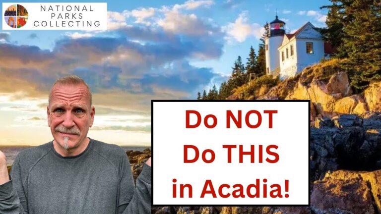 7 things to AVOID when visiting Acadia National Park